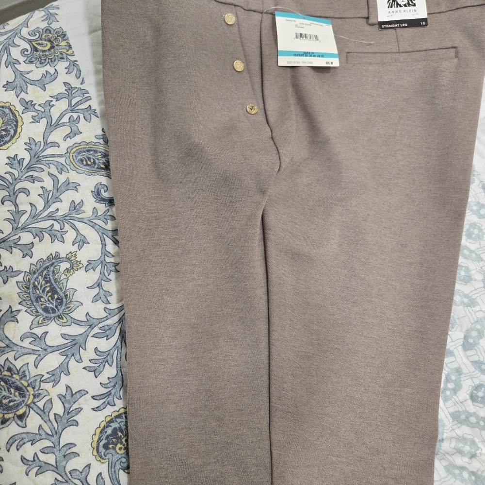 Anne Klein Straight Leg Pants